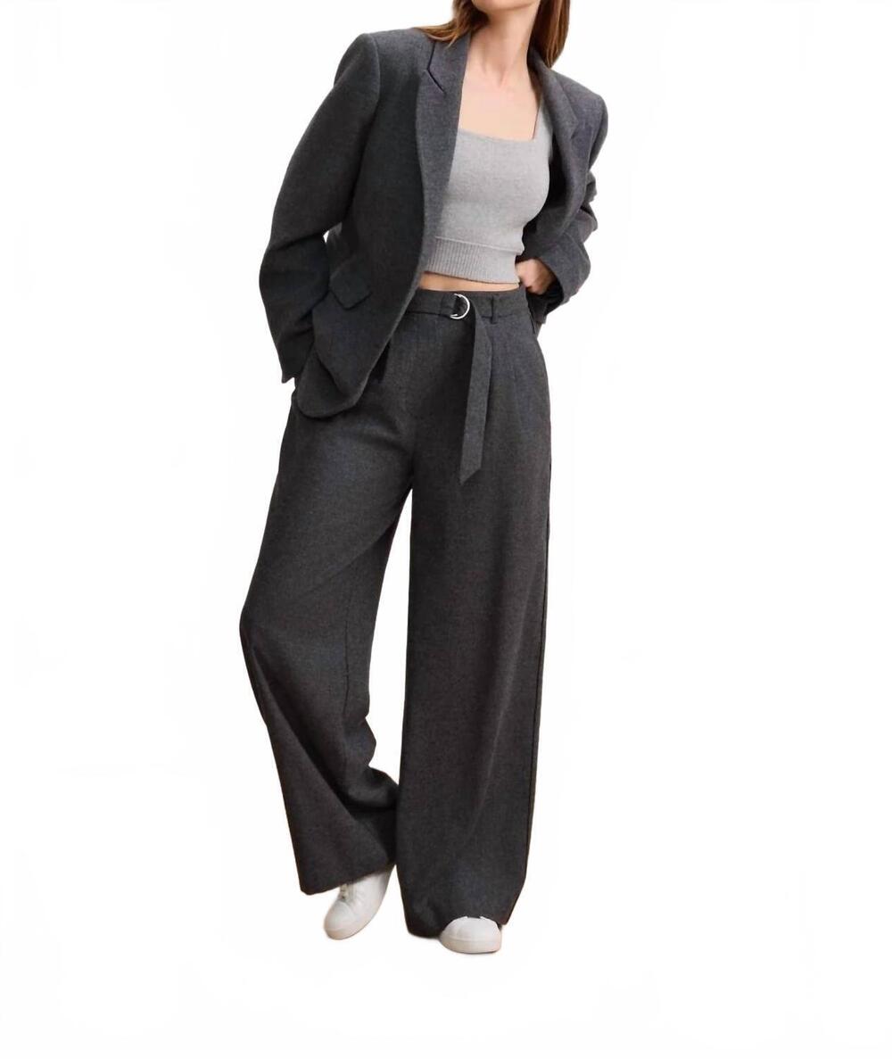 NEW LUNE ACTIVE izzy oversized blazer in dark grey